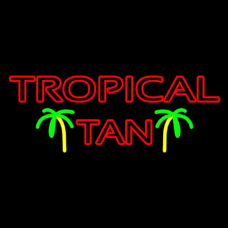 Red Tropical Tan Neonkyltti