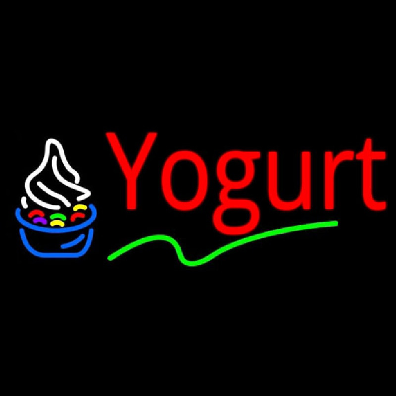 Red Yogurt Logo Neonkyltti