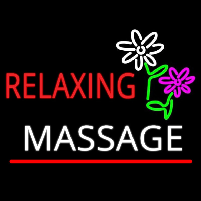 Rela ing Massage Neonkyltti