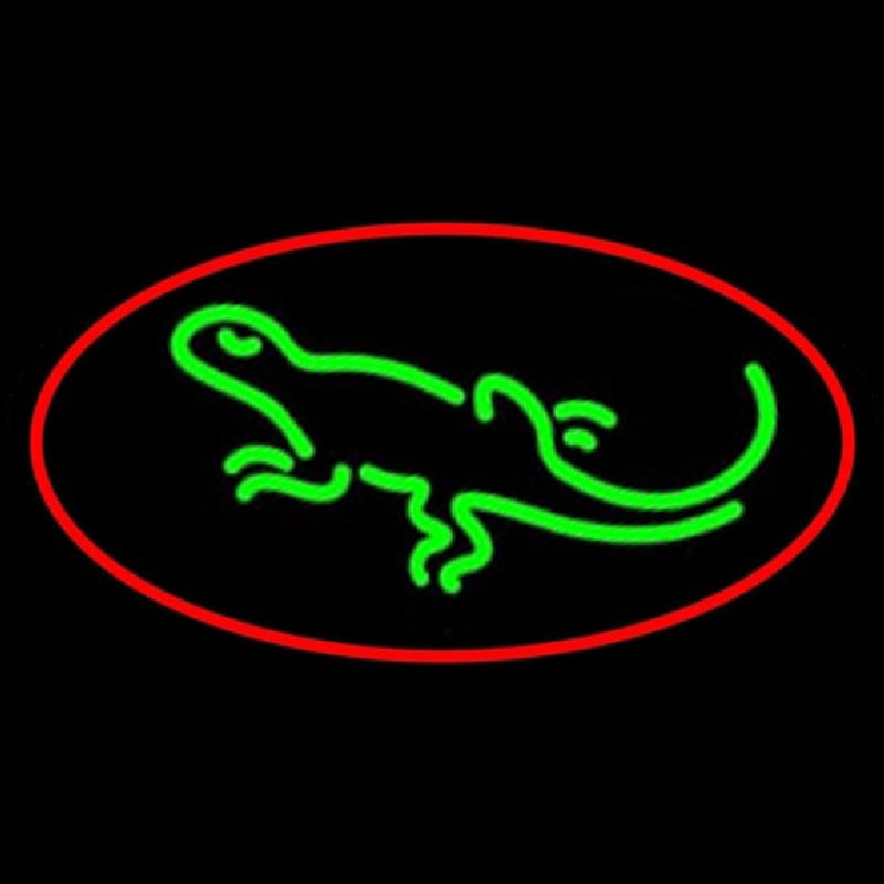 Reptile Logo Neonkyltti