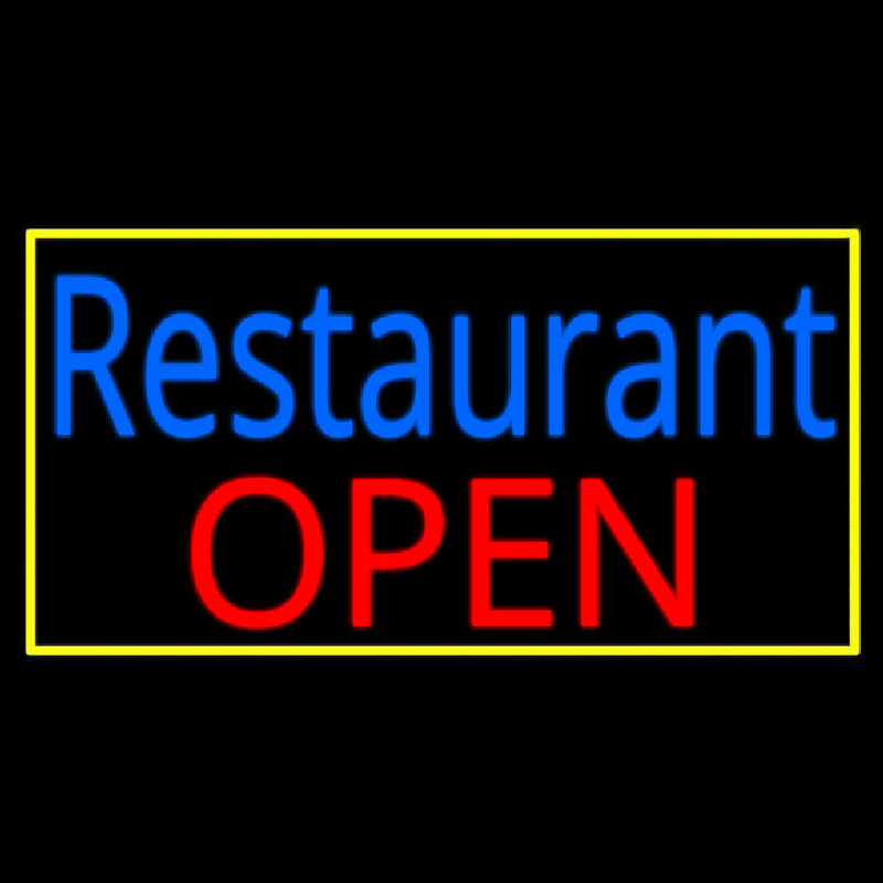 Restaurant Open 1 Neonkyltti