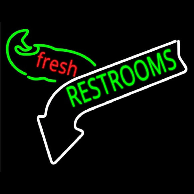 Restrooms Neonkyltti