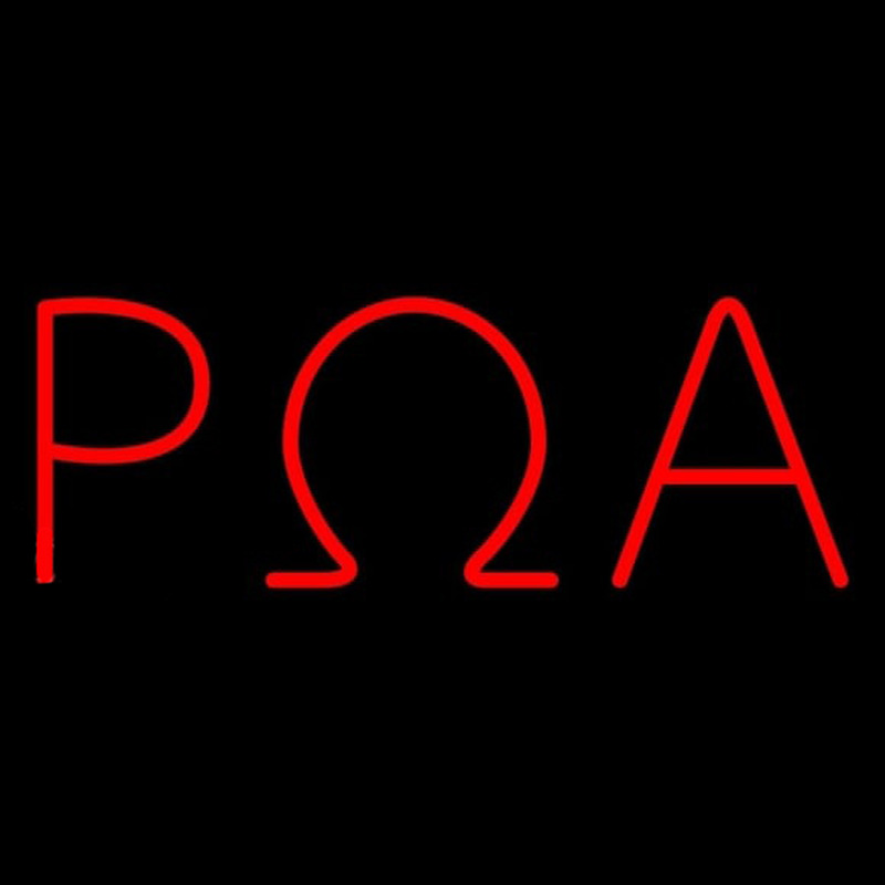 Rho Omega Alpha Neonkyltti