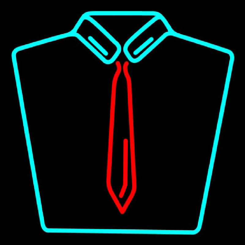 Shirt With Tie Logo Neonkyltti