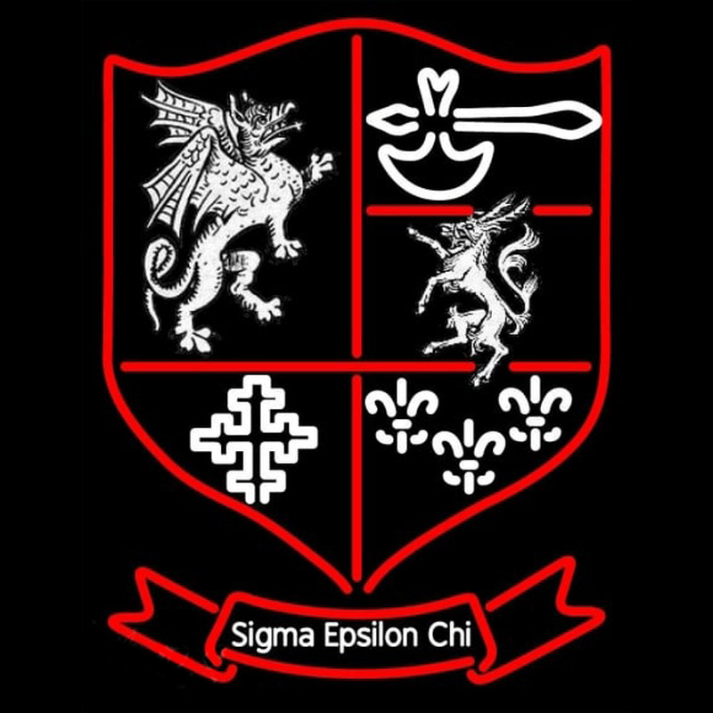 Sigma Epsilon Chi Logo Neonkyltti