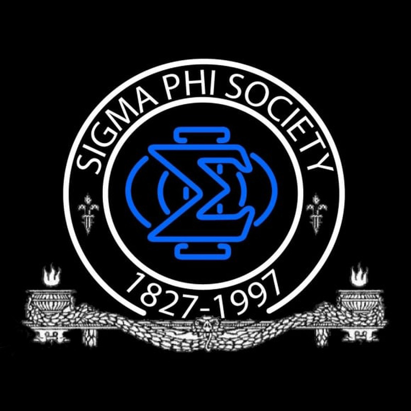 Sigma Phi Society Logo Neonkyltti