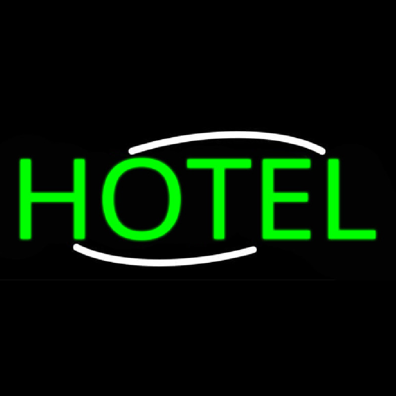 Simple Green Hotel Neonkyltti