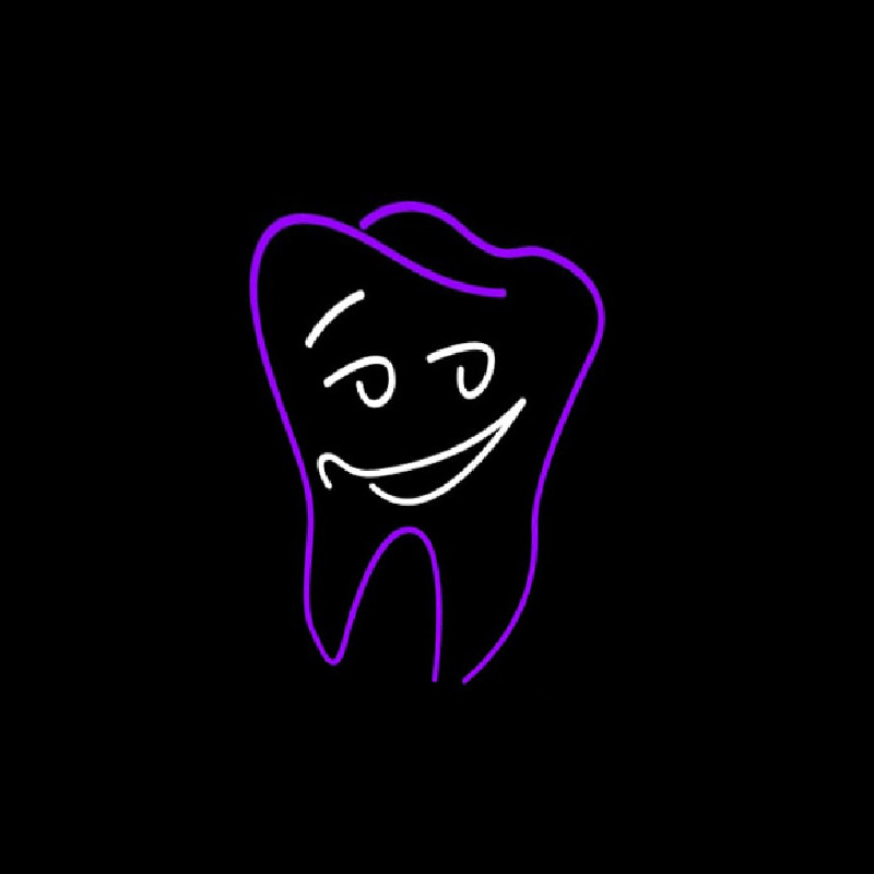 Smiling Dental Logo Neonkyltti