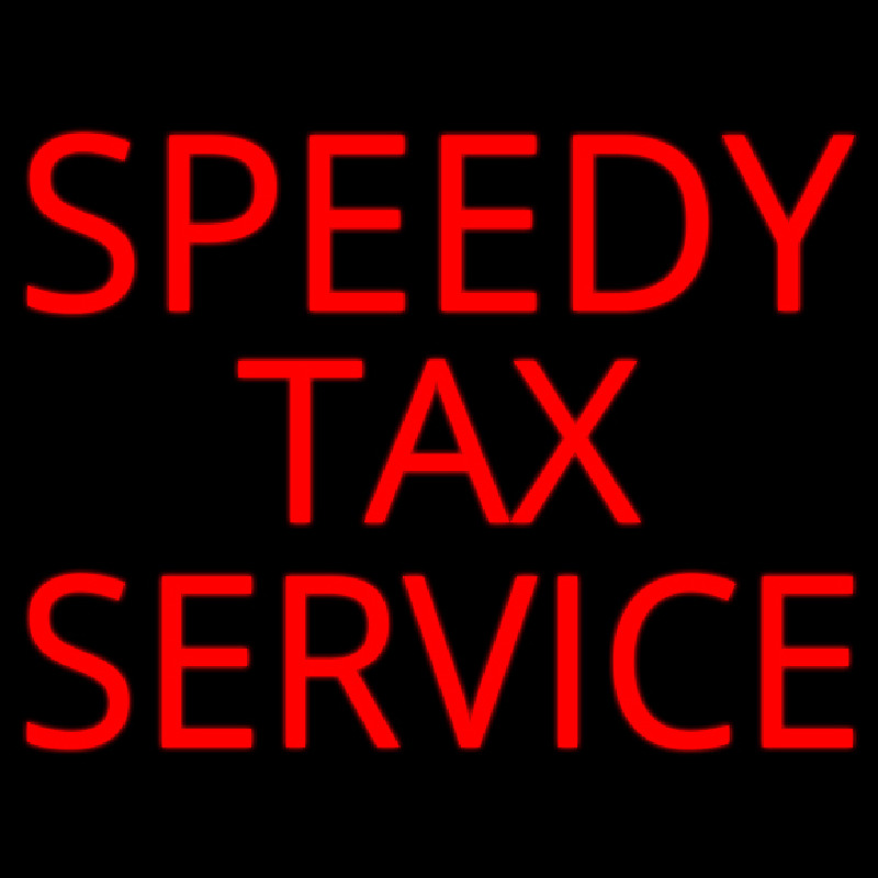 Speedy Ta  Service Neonkyltti