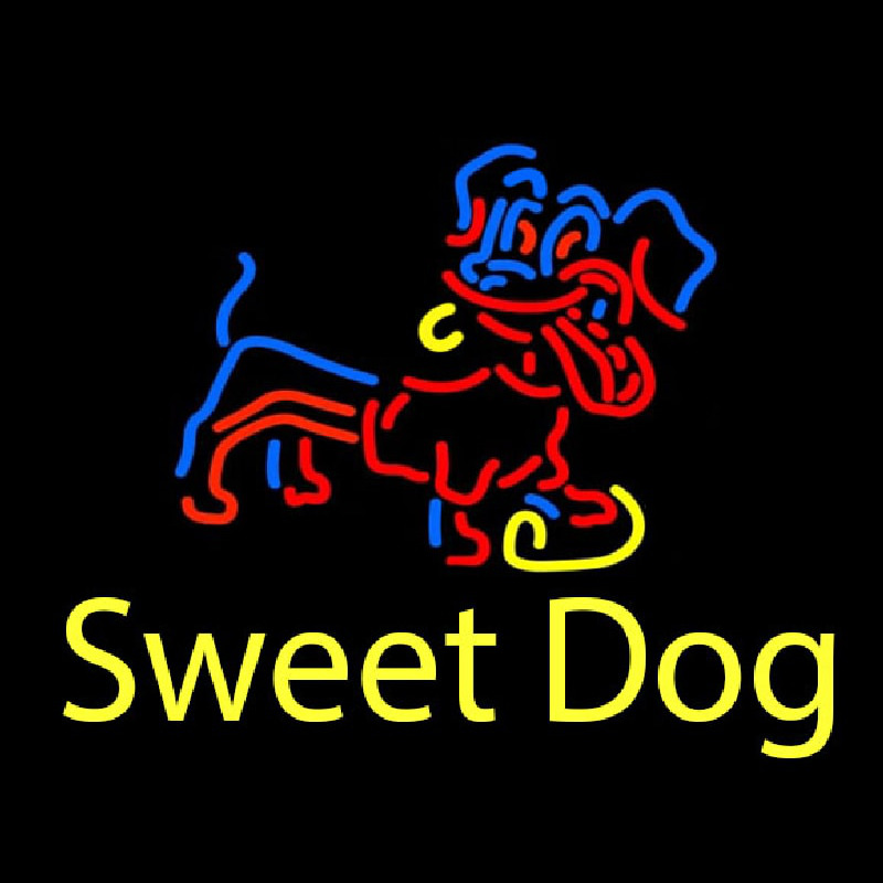 Sweet Dog Neonkyltti