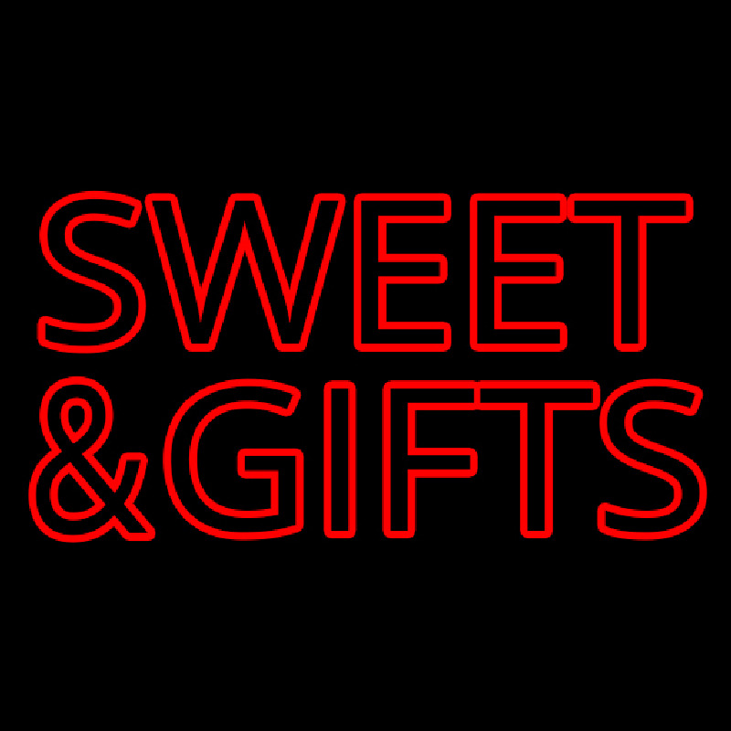 Sweets And Gifts Red Neonkyltti