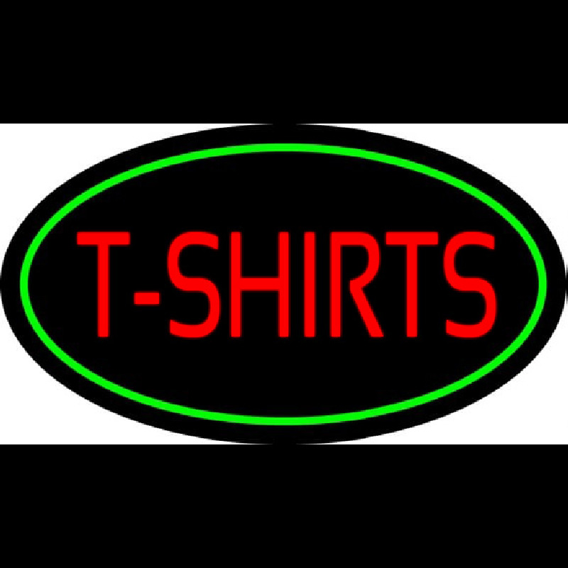 T Shirts Oval Green Neonkyltti