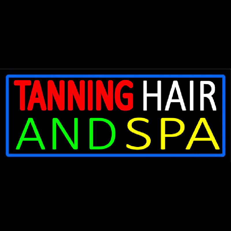 Tanning Hair And Spa Neonkyltti