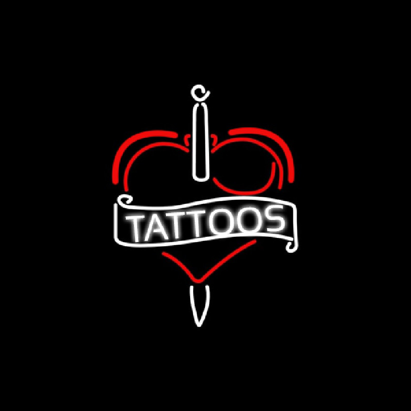 Tattoos Inside Heart Neonkyltti