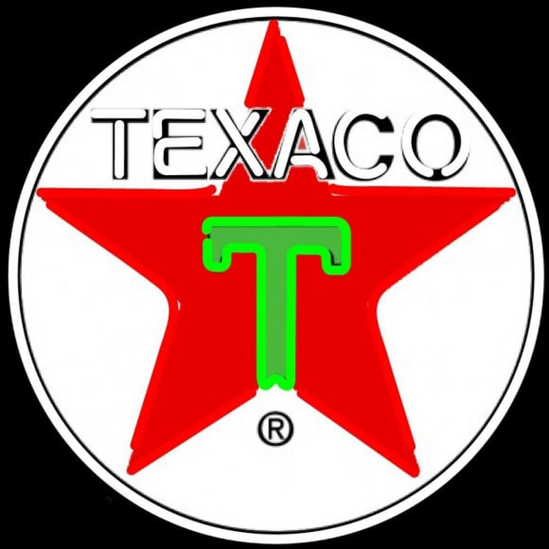 Te aco Logo Gasoline Neonkyltti