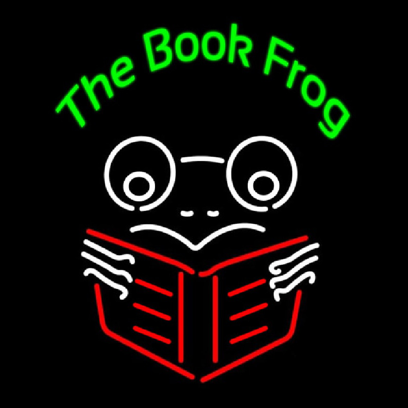 The Book Frog Neonkyltti