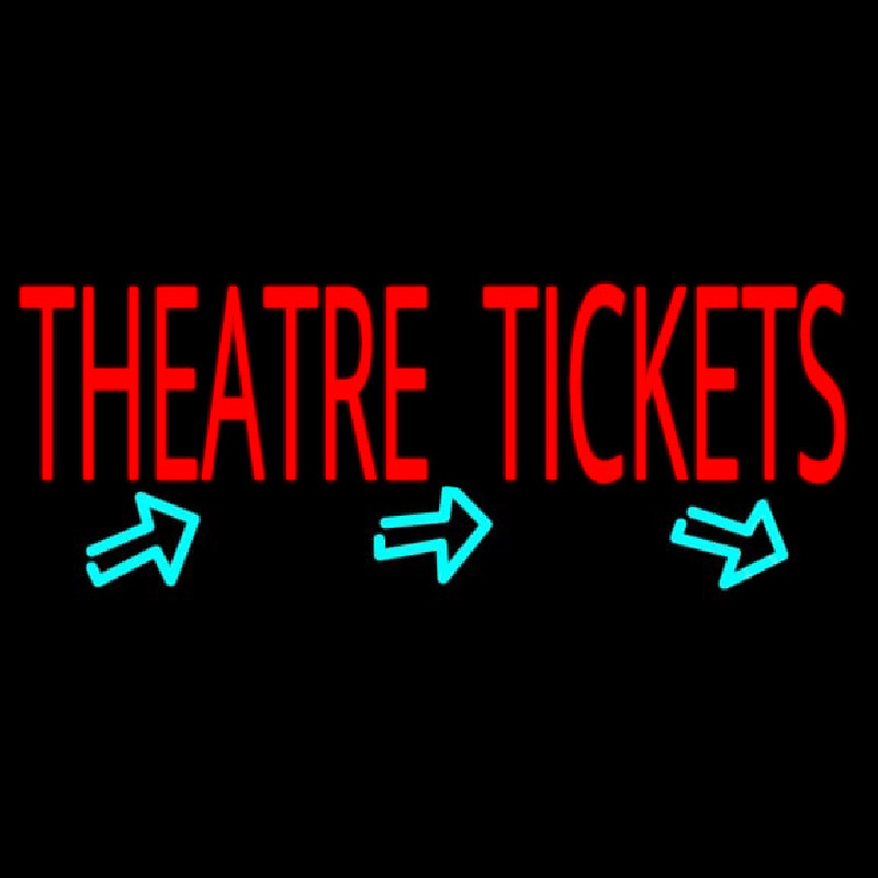 Theatre Tickets Neonkyltti