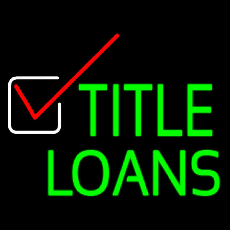 Title Loans Neonkyltti