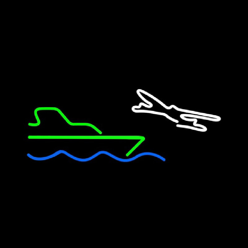 Travel Logo Neonkyltti