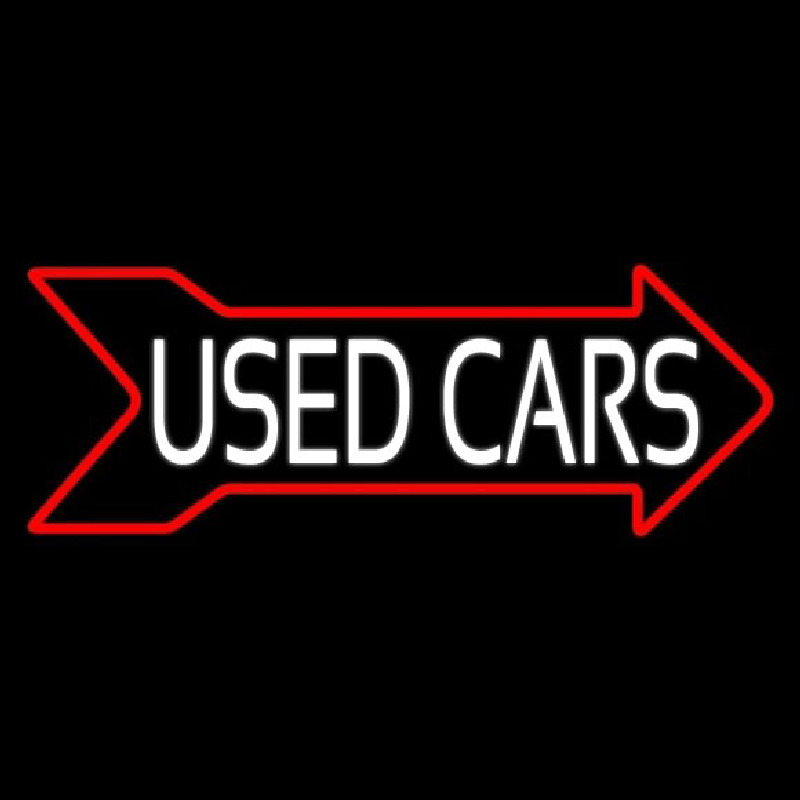 Used Cars Arrow Neonkyltti