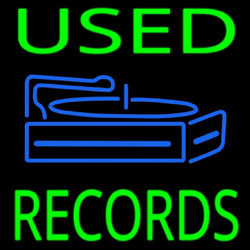 Used Records Neonkyltti