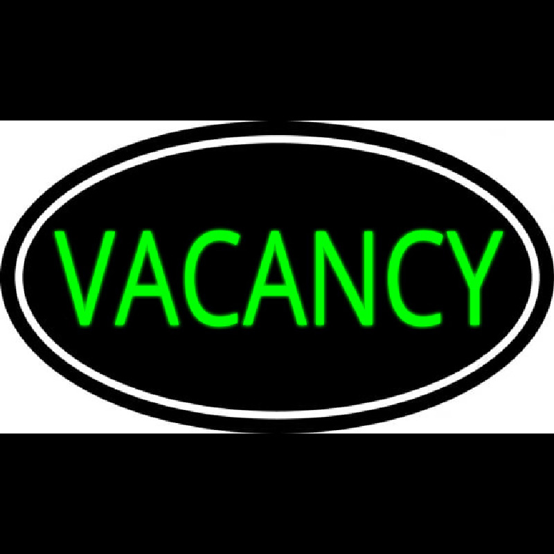 Vacancies With White Border Neonkyltti