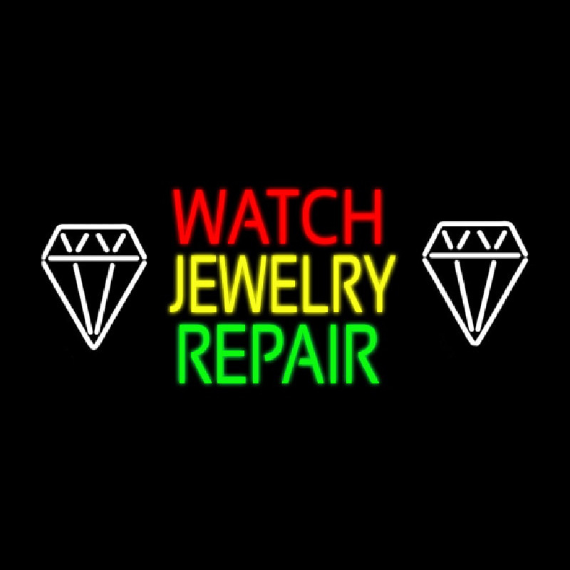 Watch Jewelry Repair With White Logo Neonkyltti