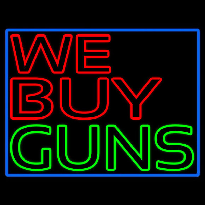 We Buy Guns Neonkyltti