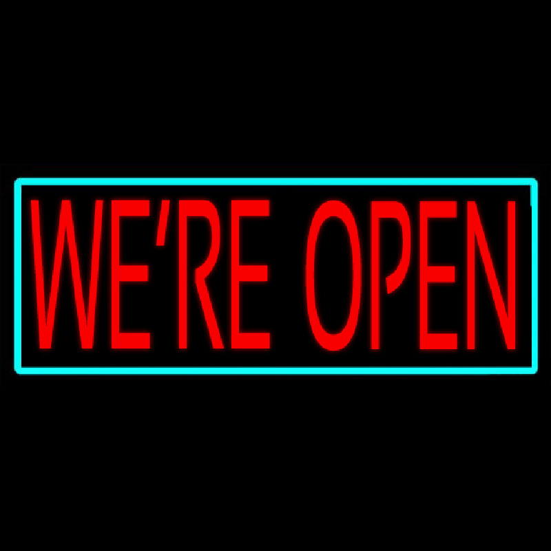 We Re Open Neonkyltti