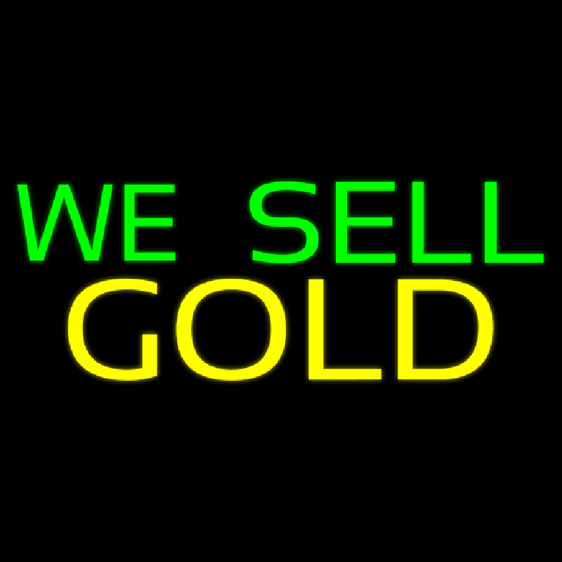 We Sell Gold Neonkyltti