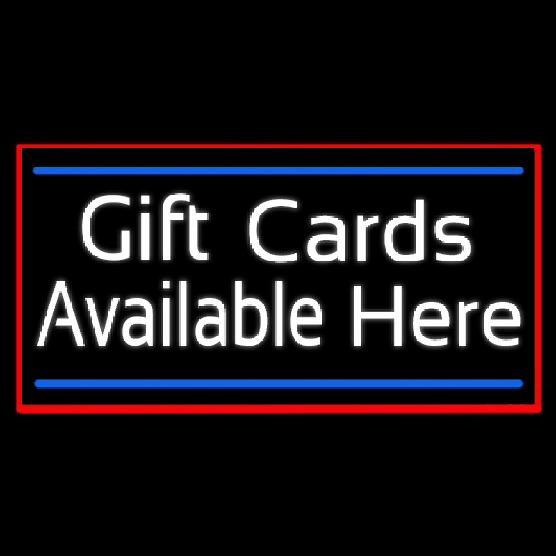 White Gift Cards Available Here Blue Line Neonkyltti