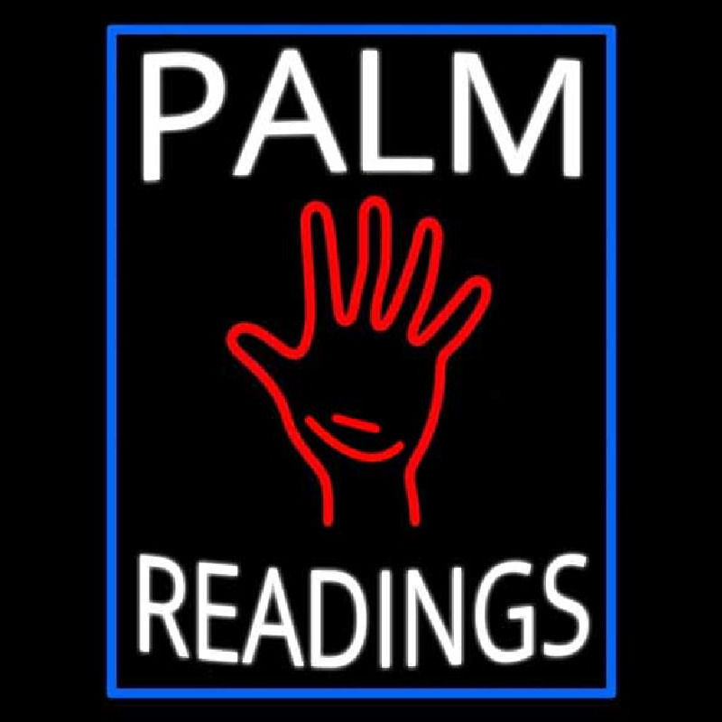 White Palm Readings With Palm Neonkyltti