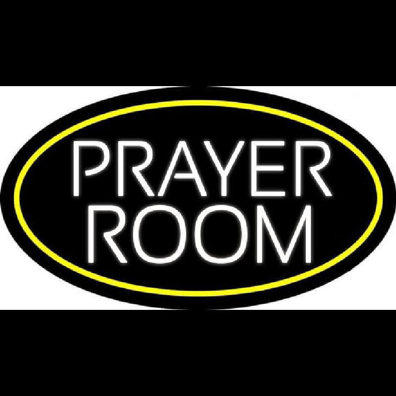 White Prayer Room Neonkyltti