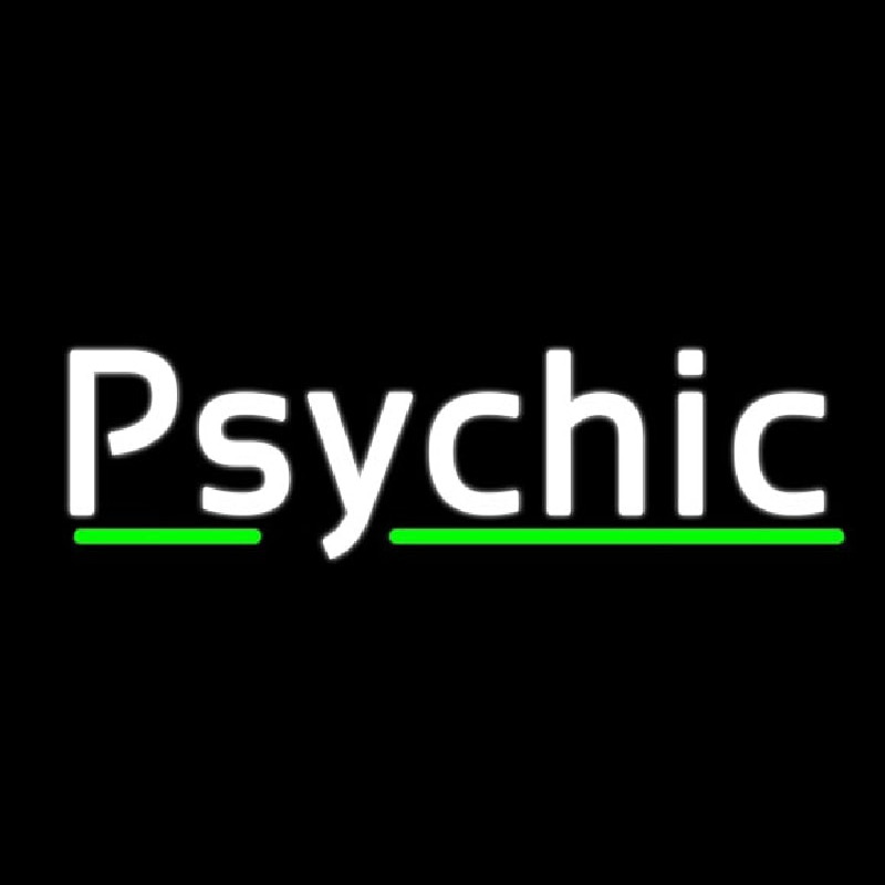 White Psychic Green Line Neonkyltti