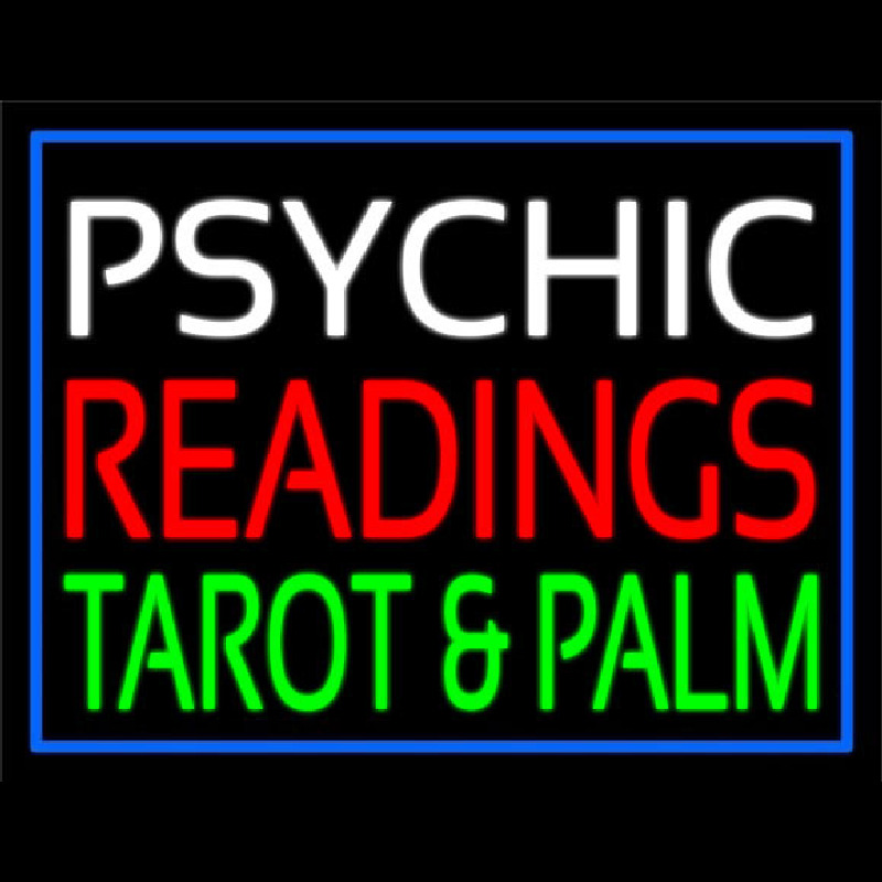 White Psychic Red Readings Green Tarot And Palm Neonkyltti