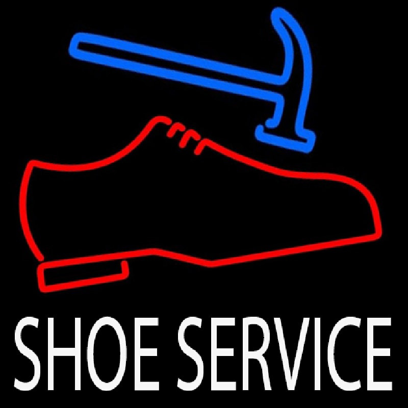 White Shoe Service Neonkyltti