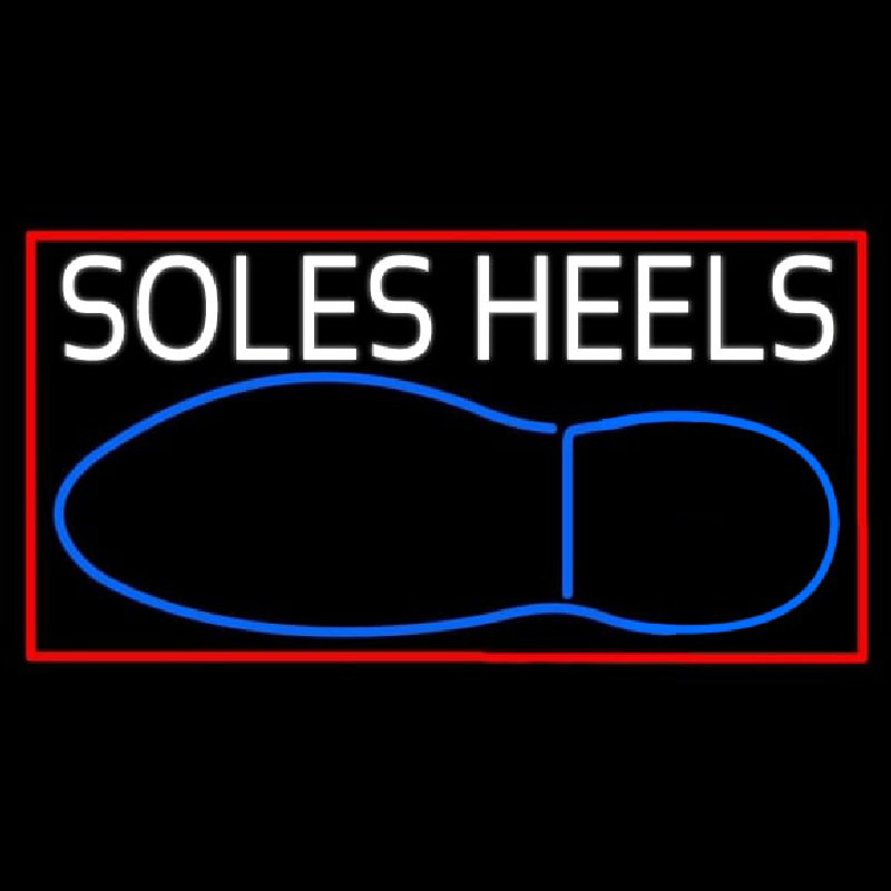 White Soles Heels Neonkyltti