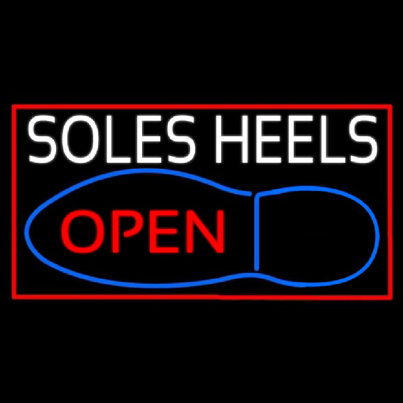 White Soles Heels Open Neonkyltti