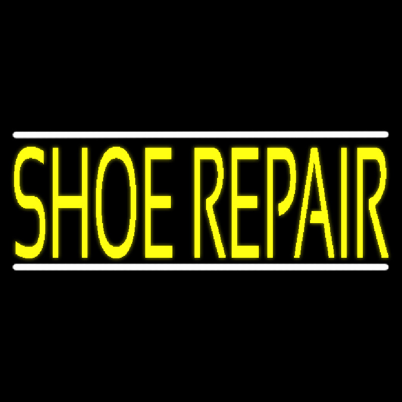 Yellow Shoe Repair Block Neonkyltti