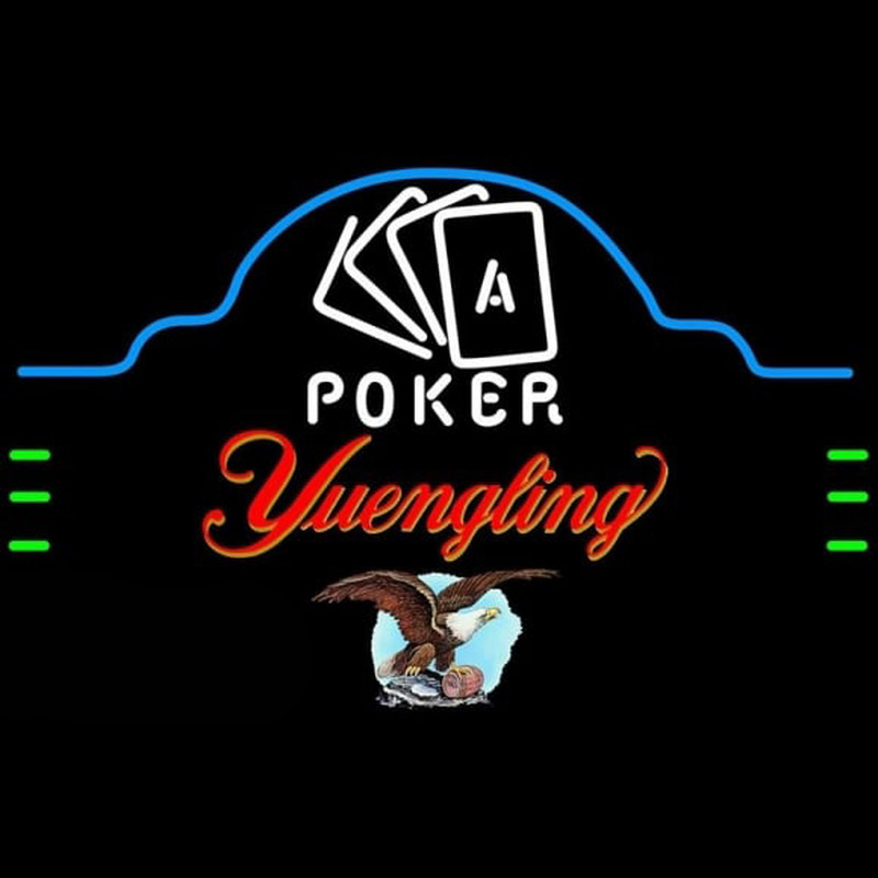 Yuengling Poker Ace Cards Beer Sign Neonkyltti