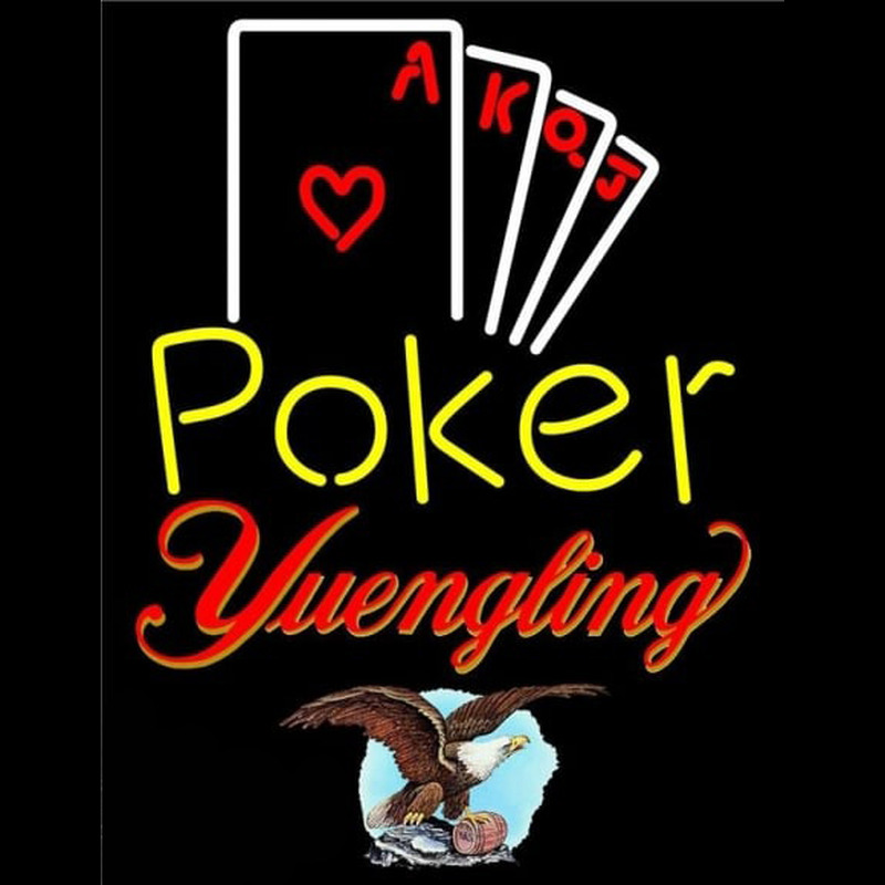 Yuengling Poker Ace Series Beer Sign Neonkyltti