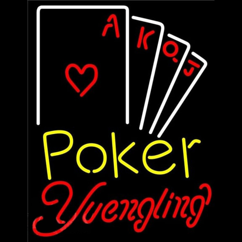 Yuengling Poker Ace Series Beer Sign Neonkyltti