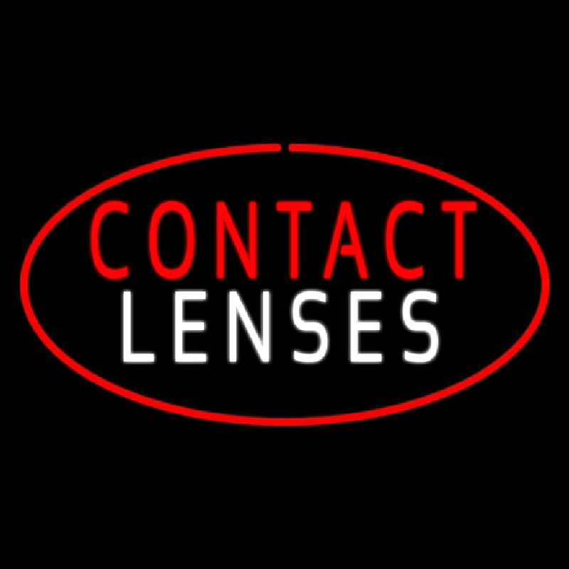 Contact Lenses Oval Red Neonkyltti