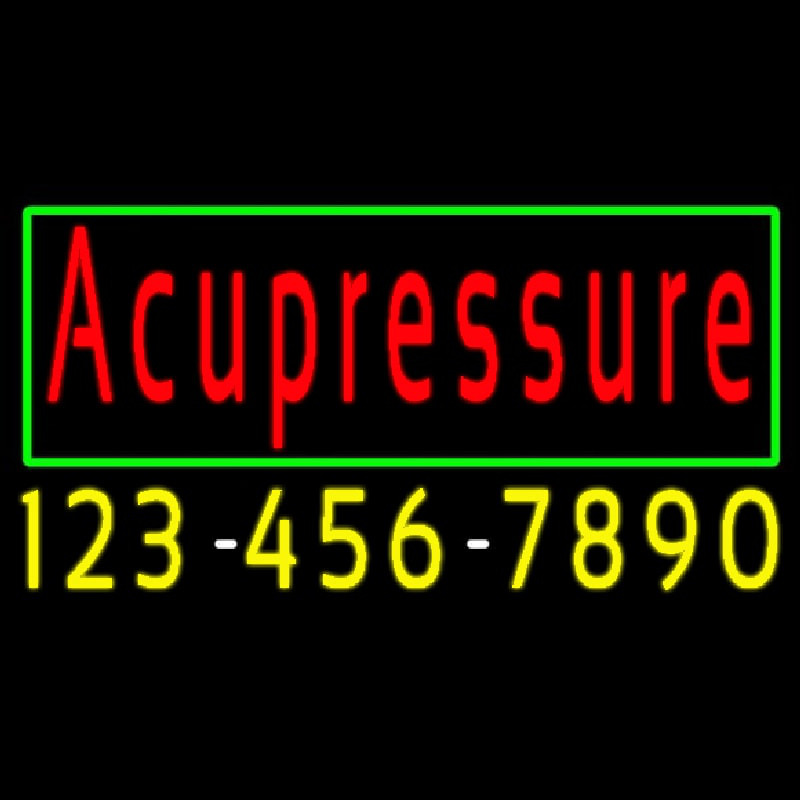 Red Acupressure With Phone Number Neonkyltti