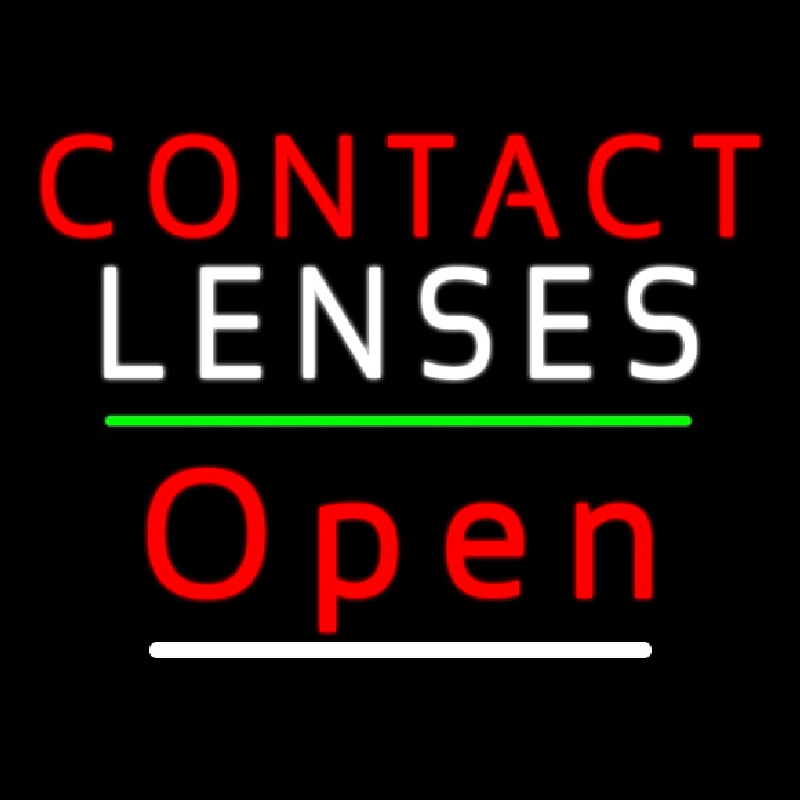 Contact Lenses Open Green Line Neonkyltti