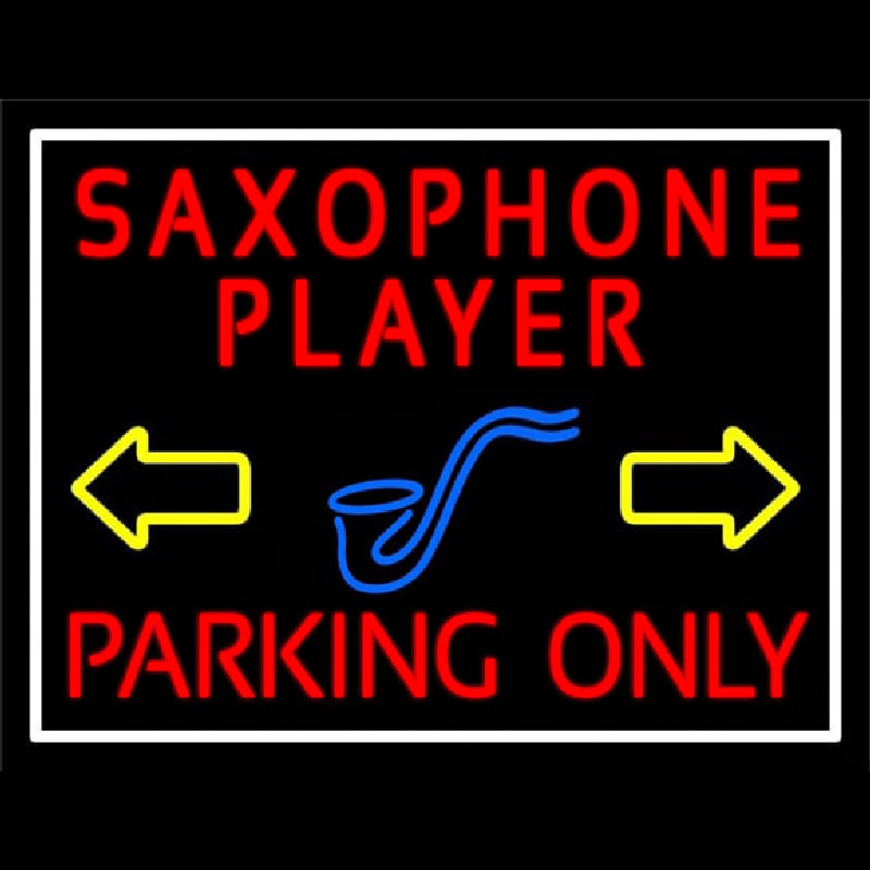 Red Sa ophone Player Parking Only 1 Neonkyltti