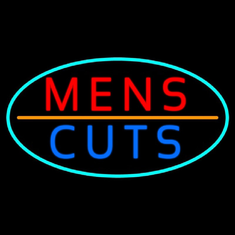 Mens Cuts Neonkyltti