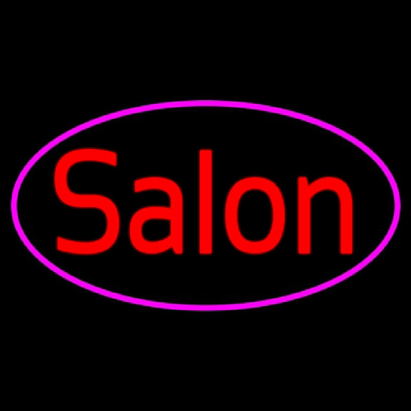 Red Salon Neonkyltti