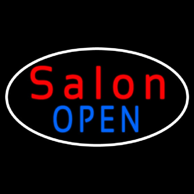 Salon Open Neonkyltti