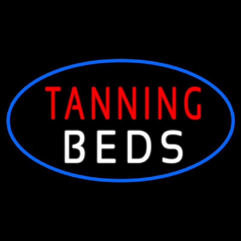 Tanning Beds Neonkyltti